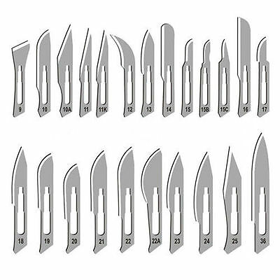 120 Surgical Sterile Scalpel Handle Blades #10 #11 #15 #20# 21 #22 Surgical